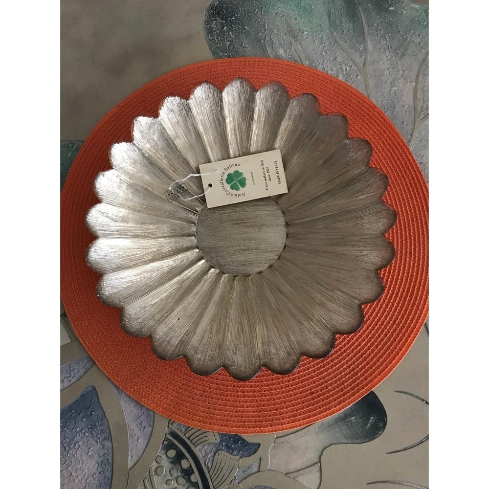 murano glass bowl‎ taupe sunflower fruit bowl